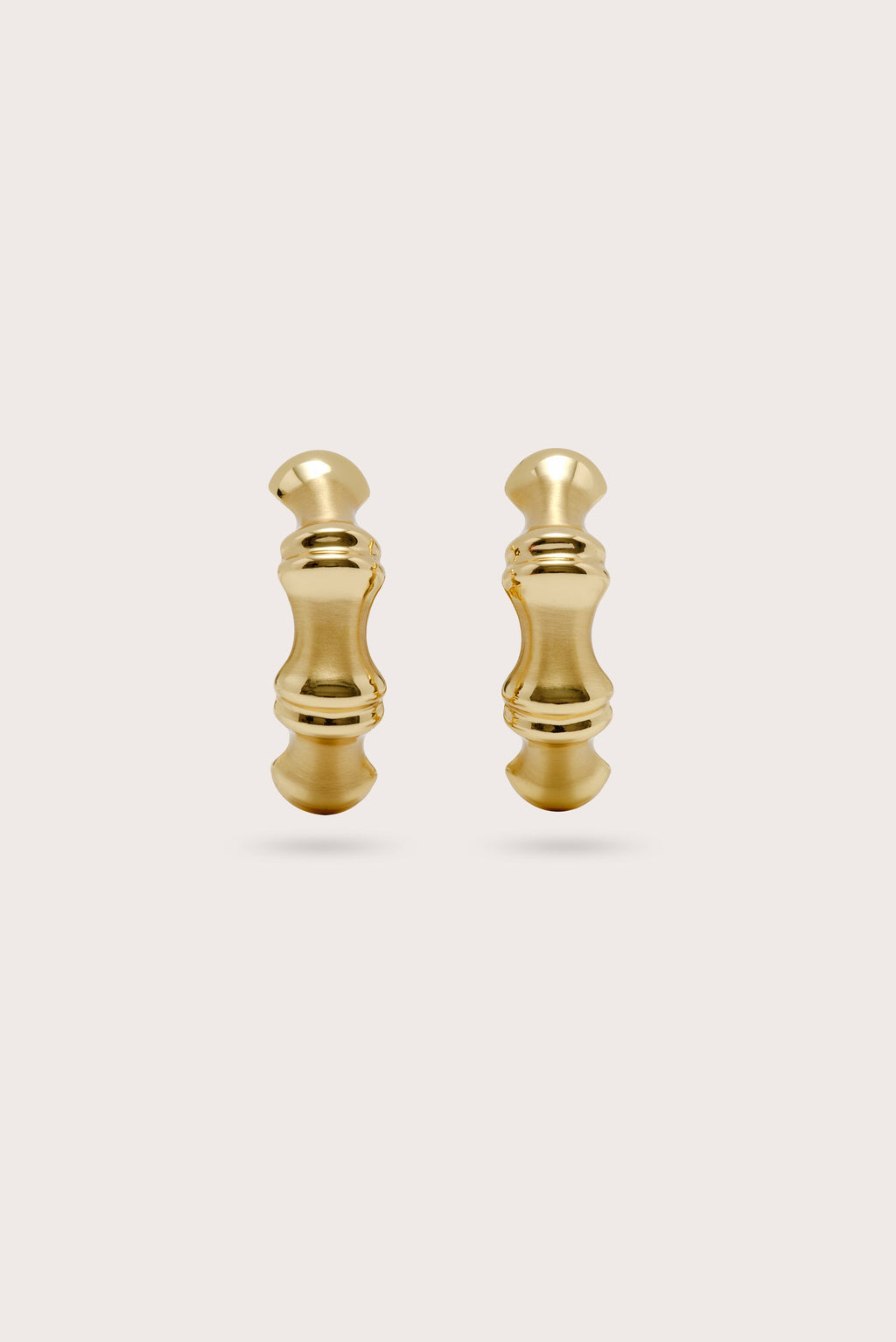 BAMBU EARRING - BRUSHED BRASS