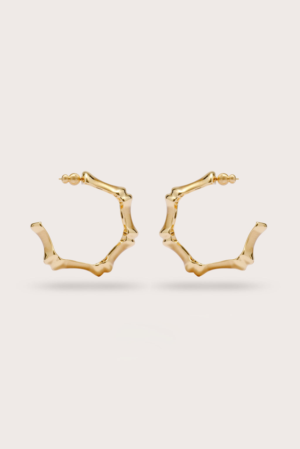 BAMBU EARRING - BRUSHED BRASS