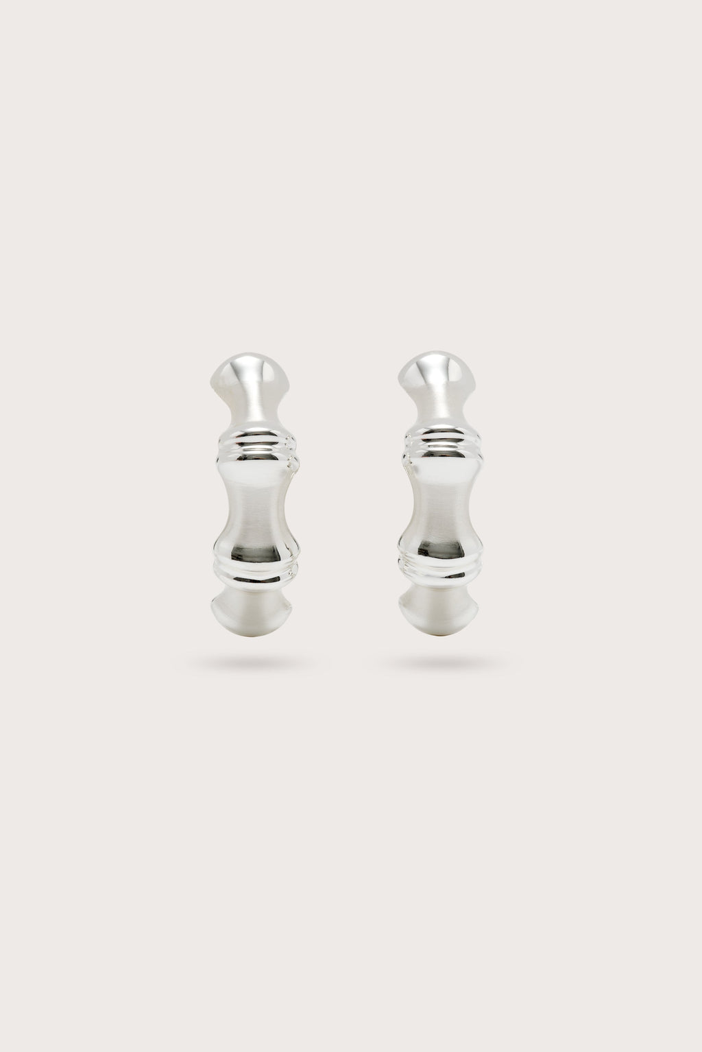 BAMBU EARRING - ANTIQUE SILVER