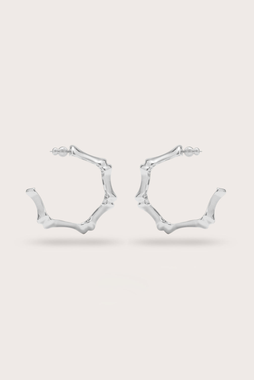 BAMBU EARRING - ANTIQUE SILVER