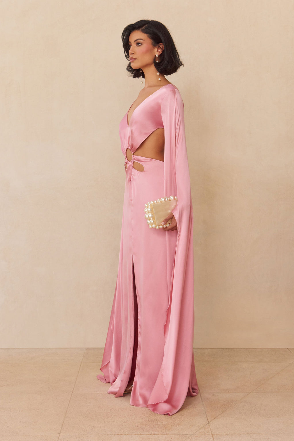 JASMIN GOWN - SHELL PINK