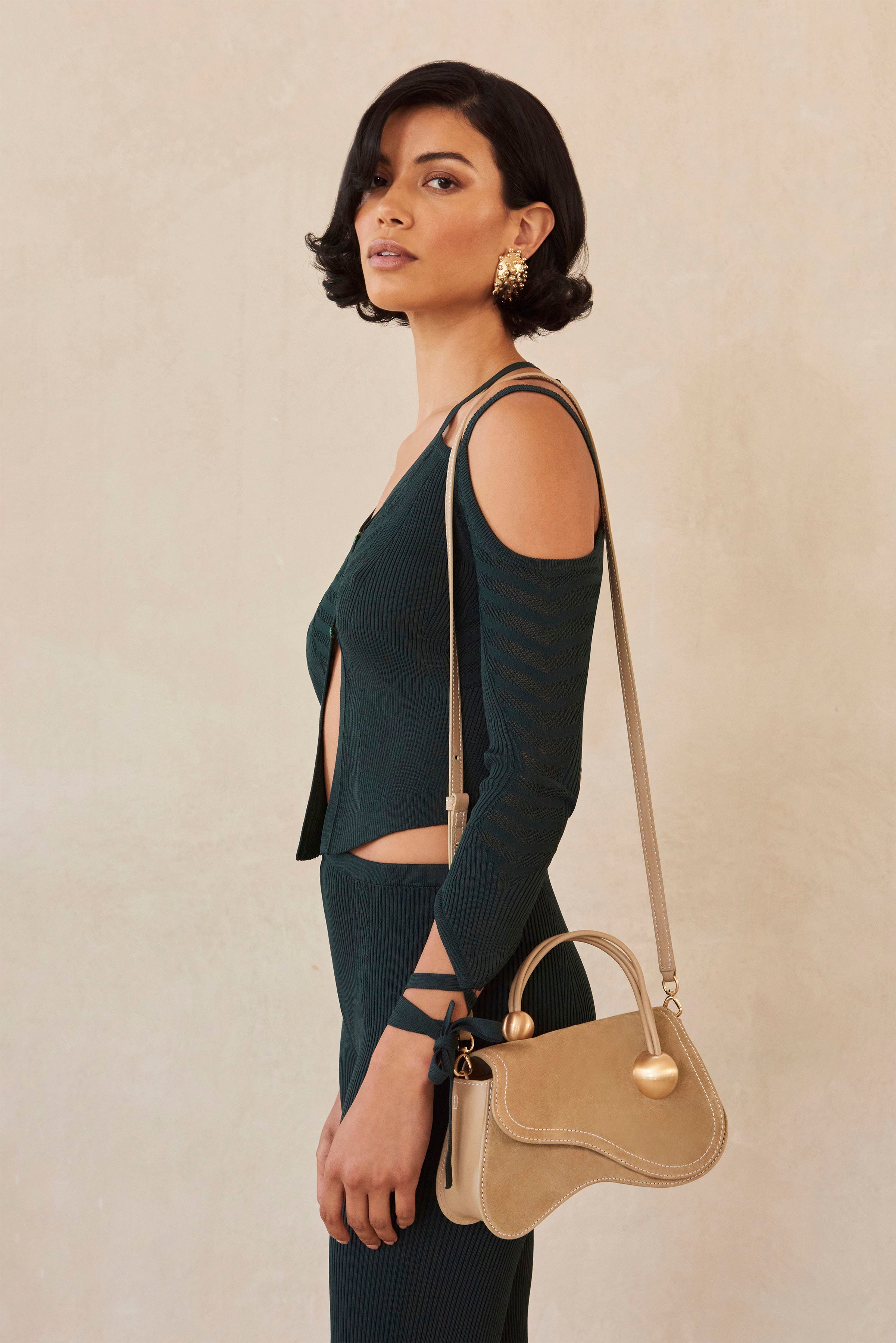 KAZIA CROSSBODY BAG - SAND