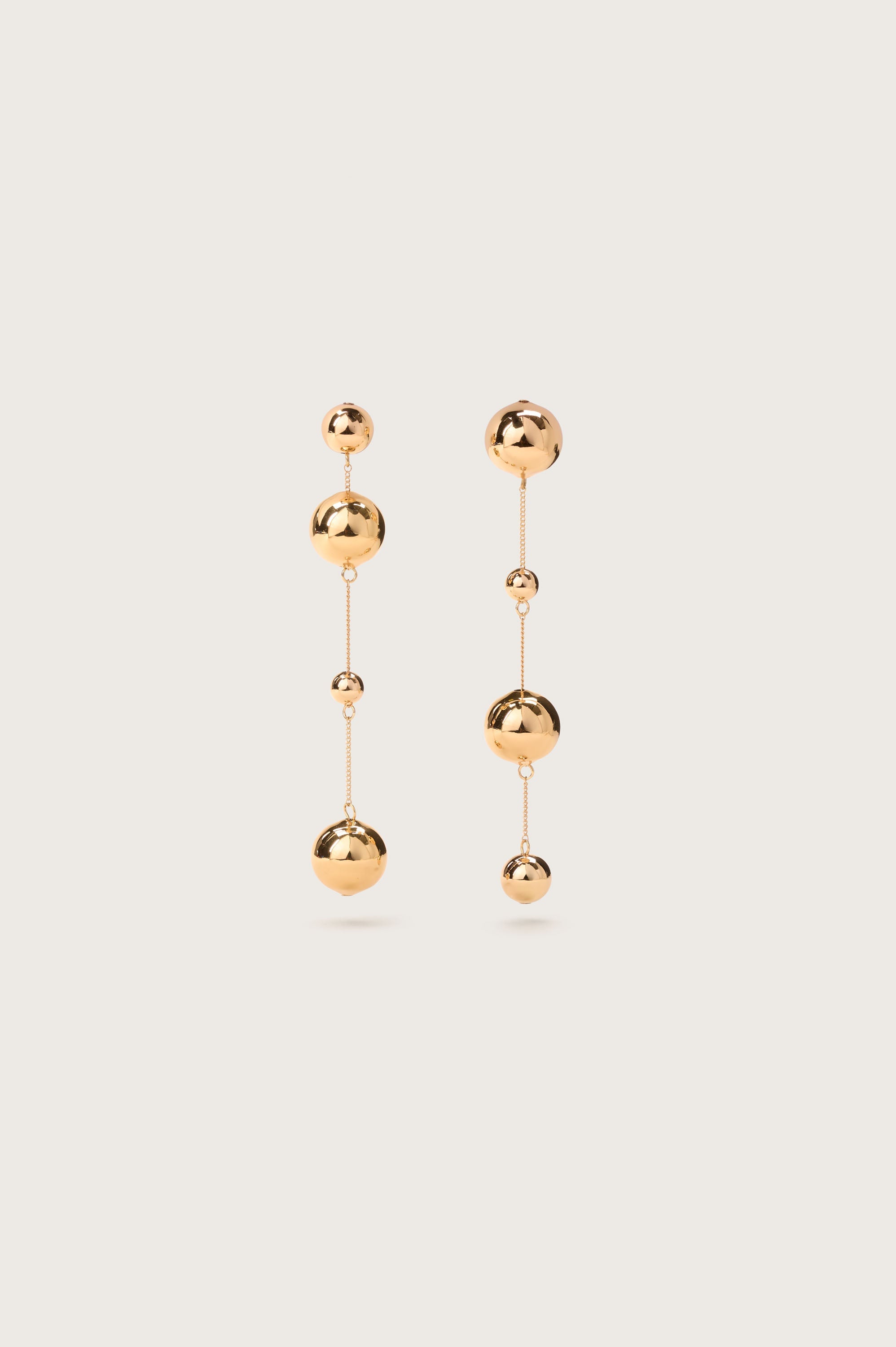 ADRIENNE EARRING - SHINY BRASS