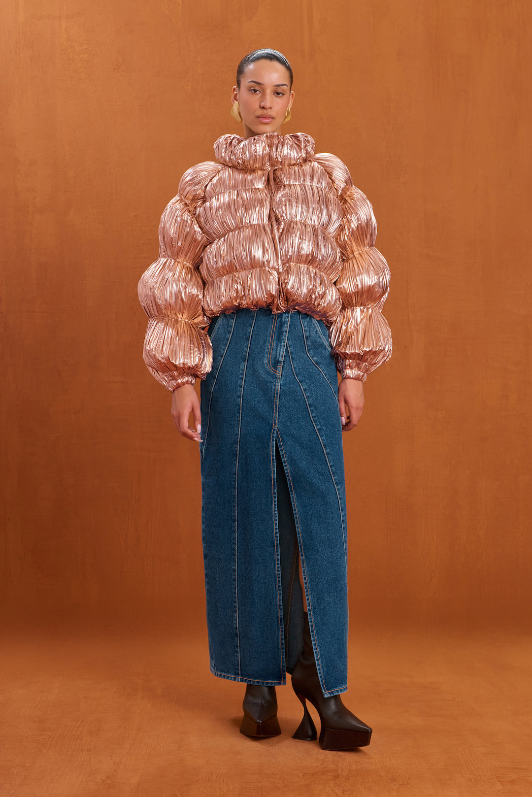 BOMBON PUFFER - ROSE GOLD