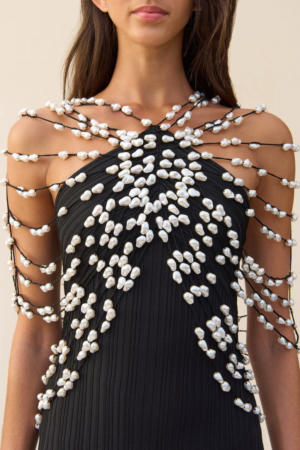 CECELIA KNIT DRESS - BLACK