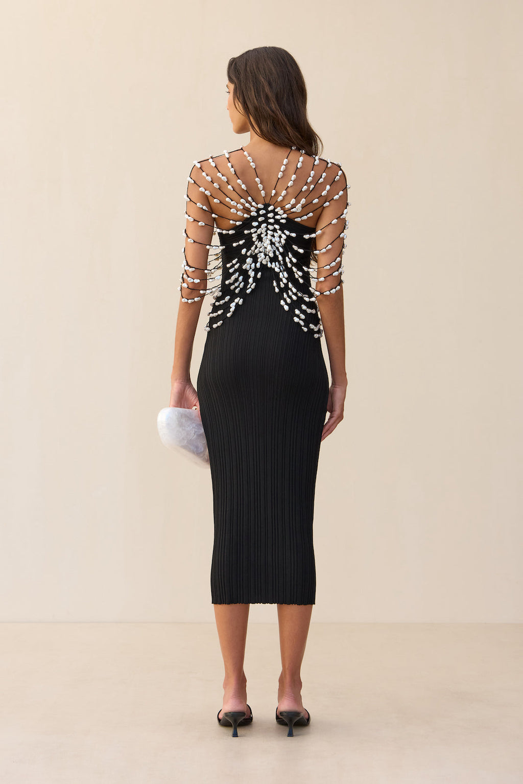 CECELIA KNIT DRESS - BLACK