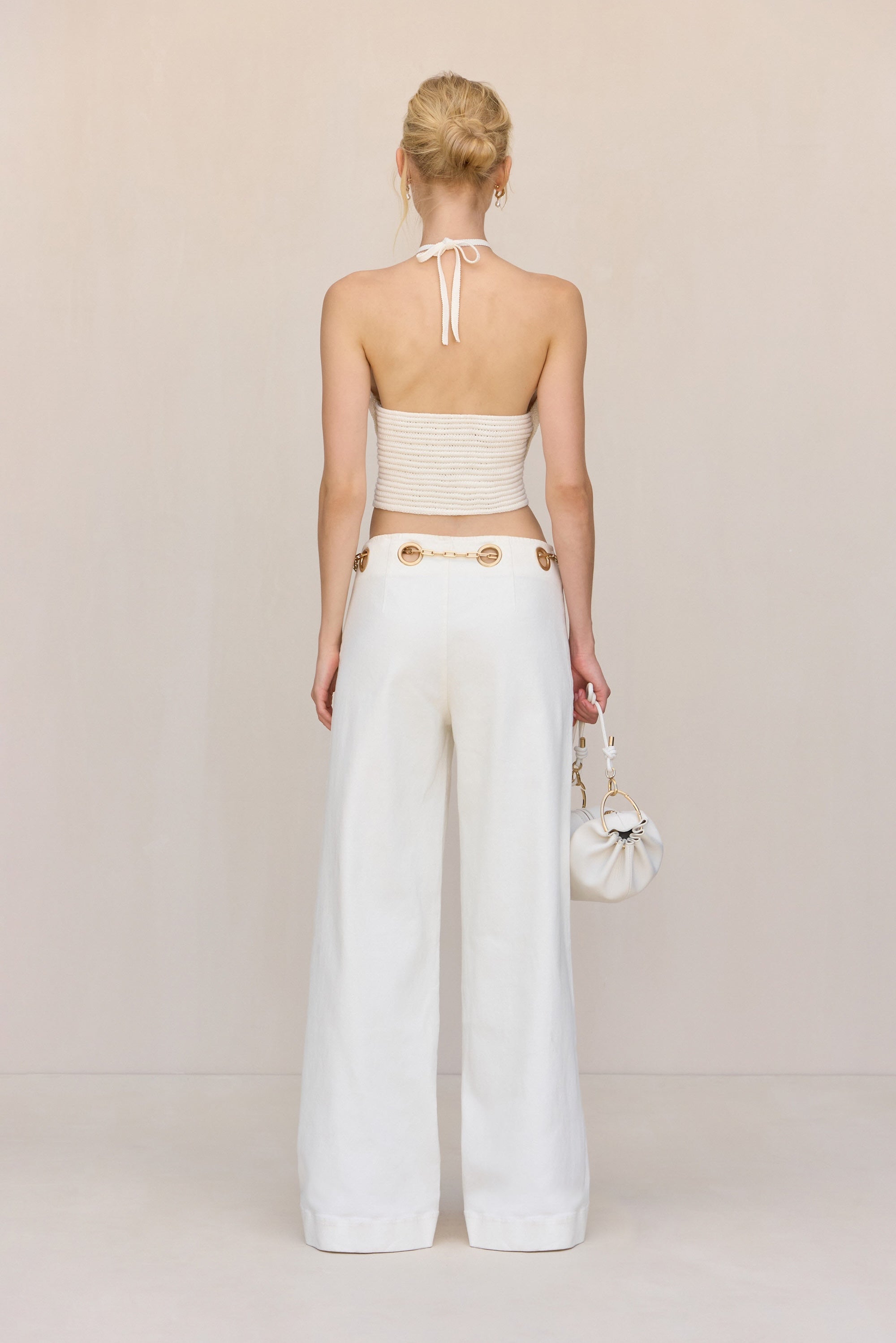 EMELIA CROCHET TOP - OFF WHITE