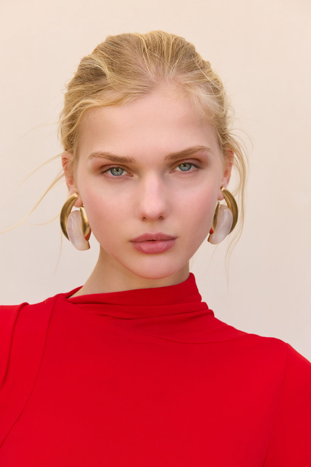 AUDRINA EARRING - PEARLIZED IVORY