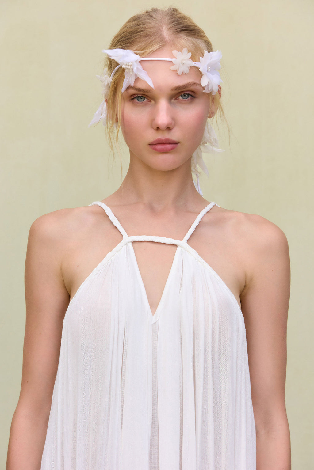 LORETTA COVER UP DRESS - OFF WHITE
