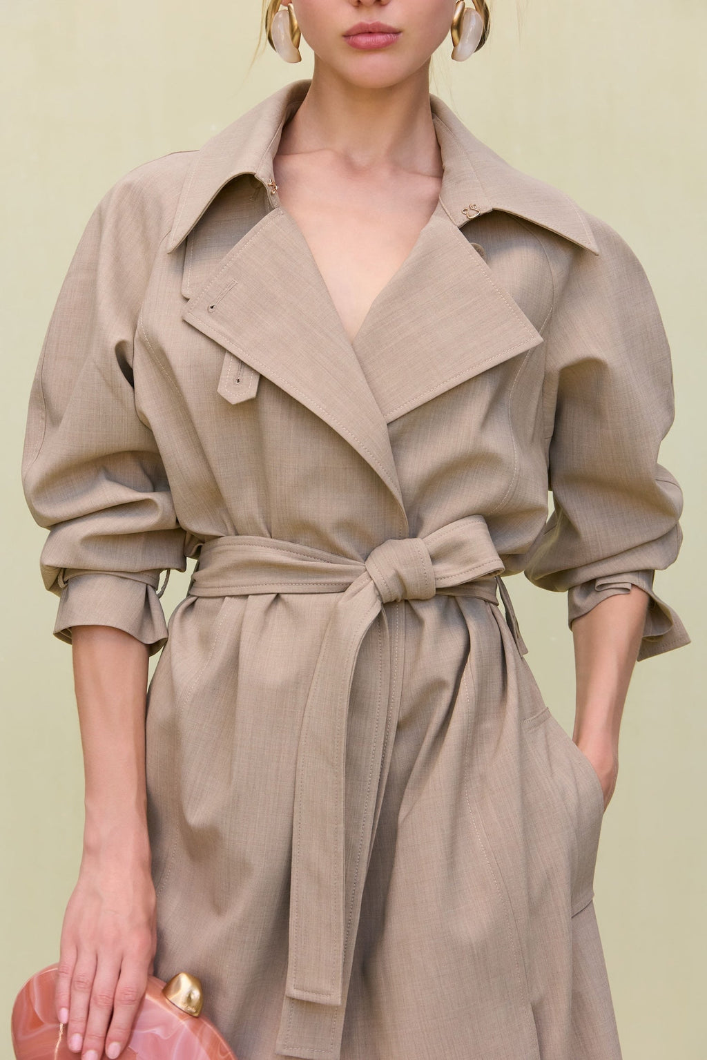 BRIGITA COAT - BEIGE