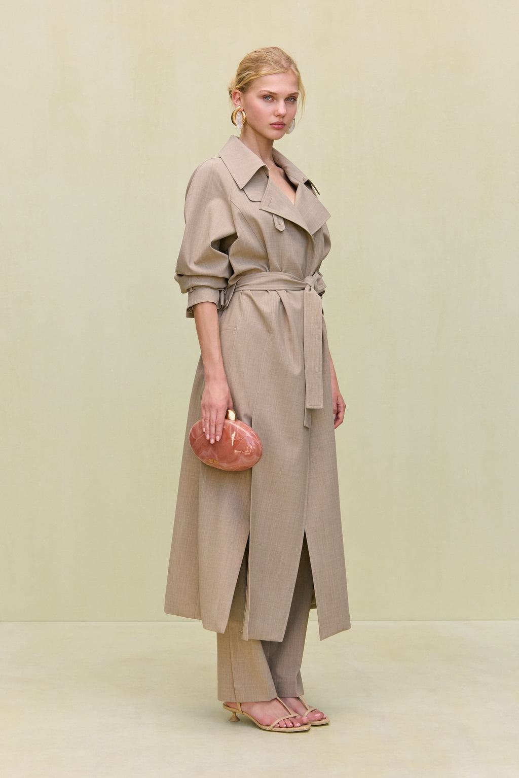 BRIGITA COAT - BEIGE
