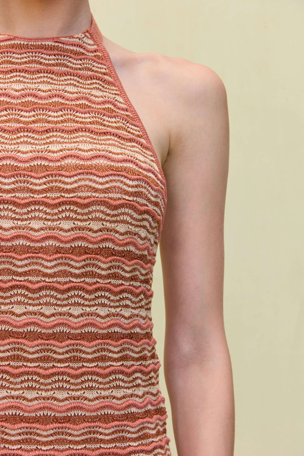 ERINA KNIT DRESS - CORALLO MULTI