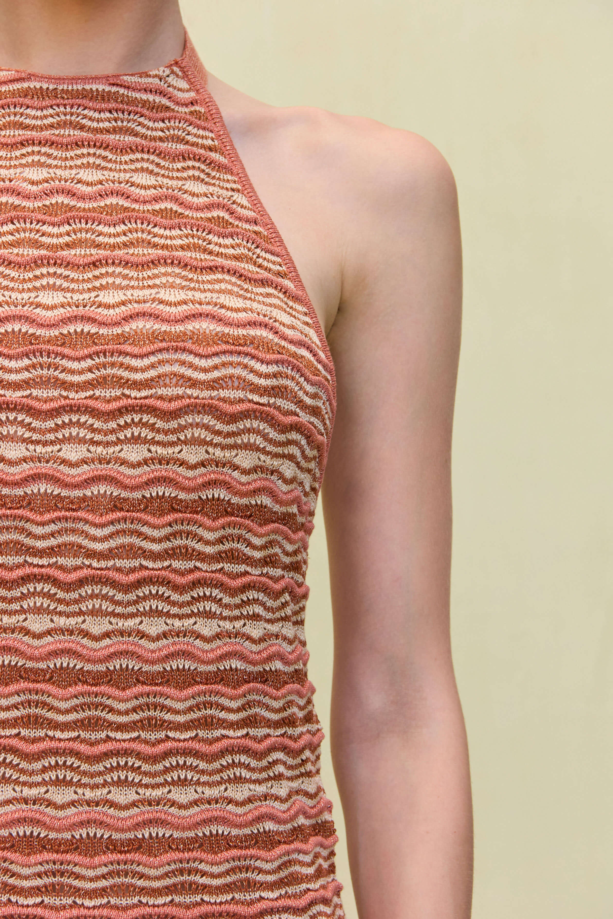 ERINA KNIT DRESS - CORALLO MULTI