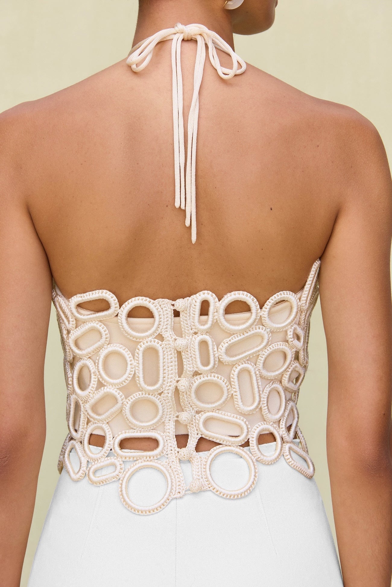 AMIR KNIT TOP - OFF WHITE