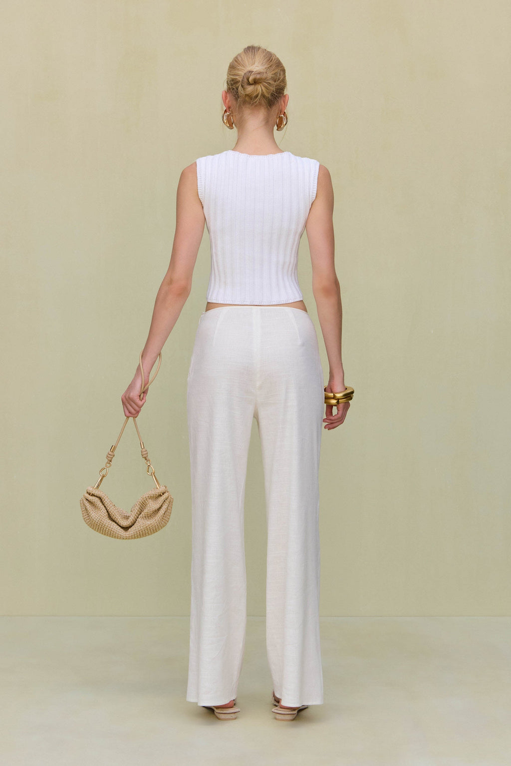 ANZU KNIT TOP - OFF WHITE