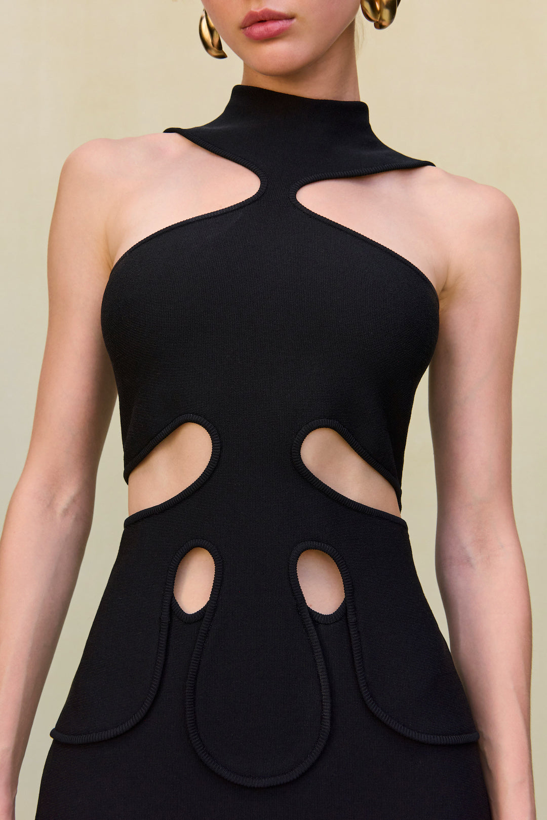 LILLIE KNIT DRESS - BLACK