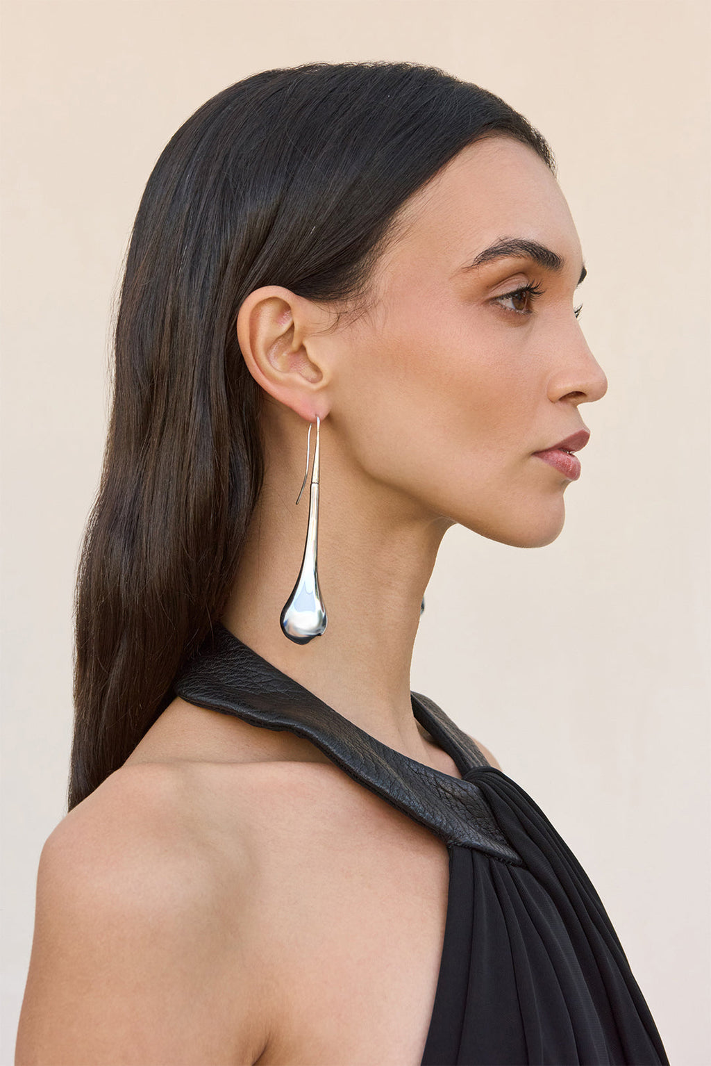 CHARISSE EARRING - SHINY SILVER