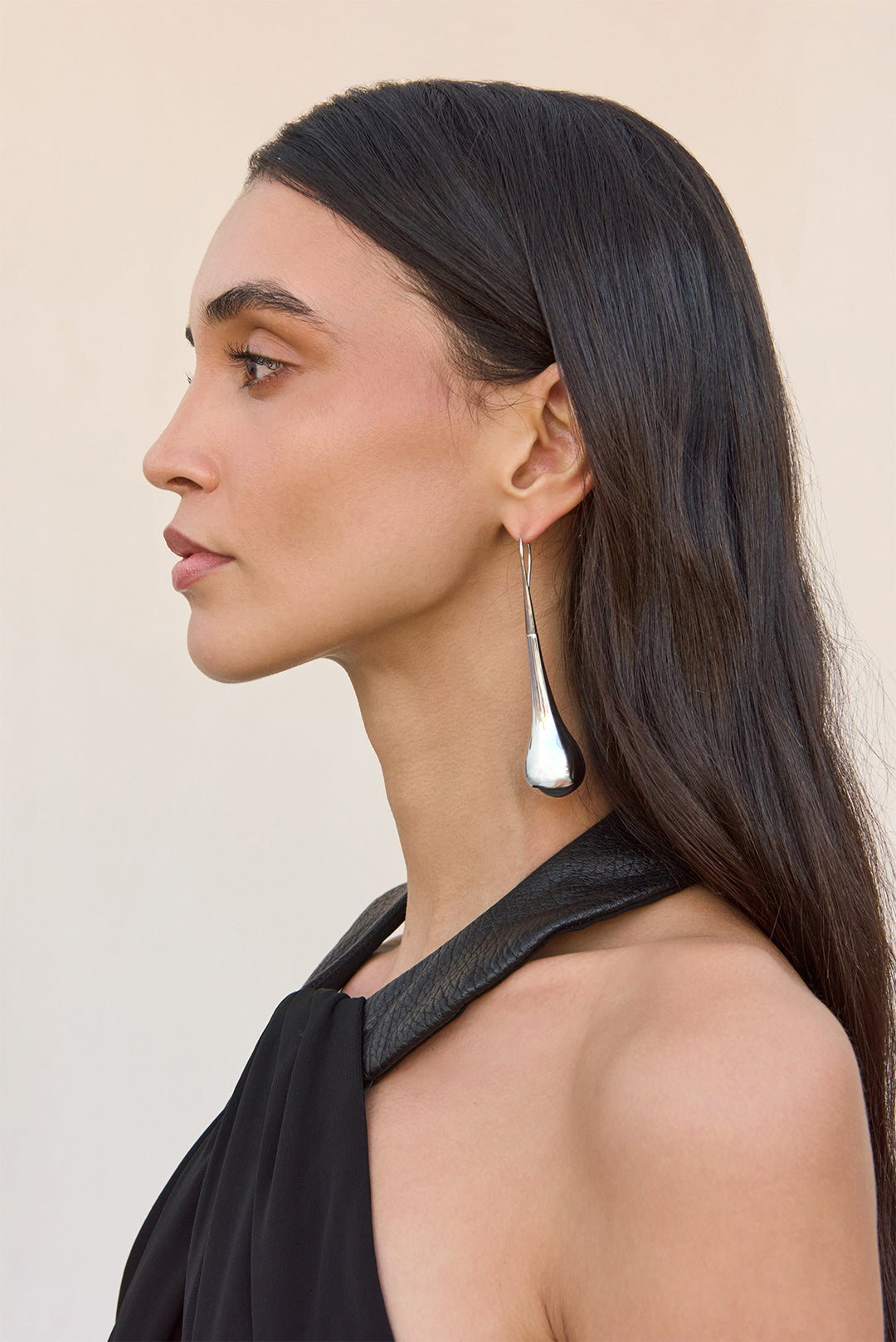 CHARISSE EARRING - SHINY SILVER