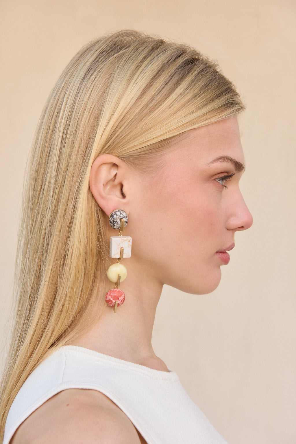 LAGUNA EARRING - EARTHTONE MULTI