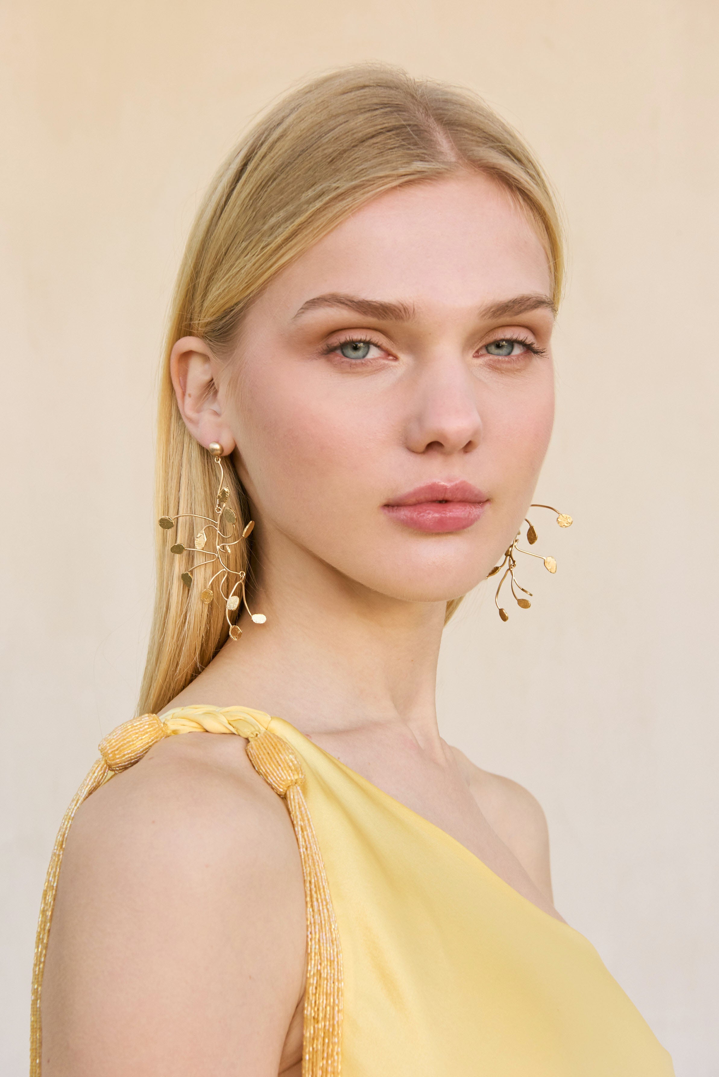 ILARIA EARRING - GOLD FOILED