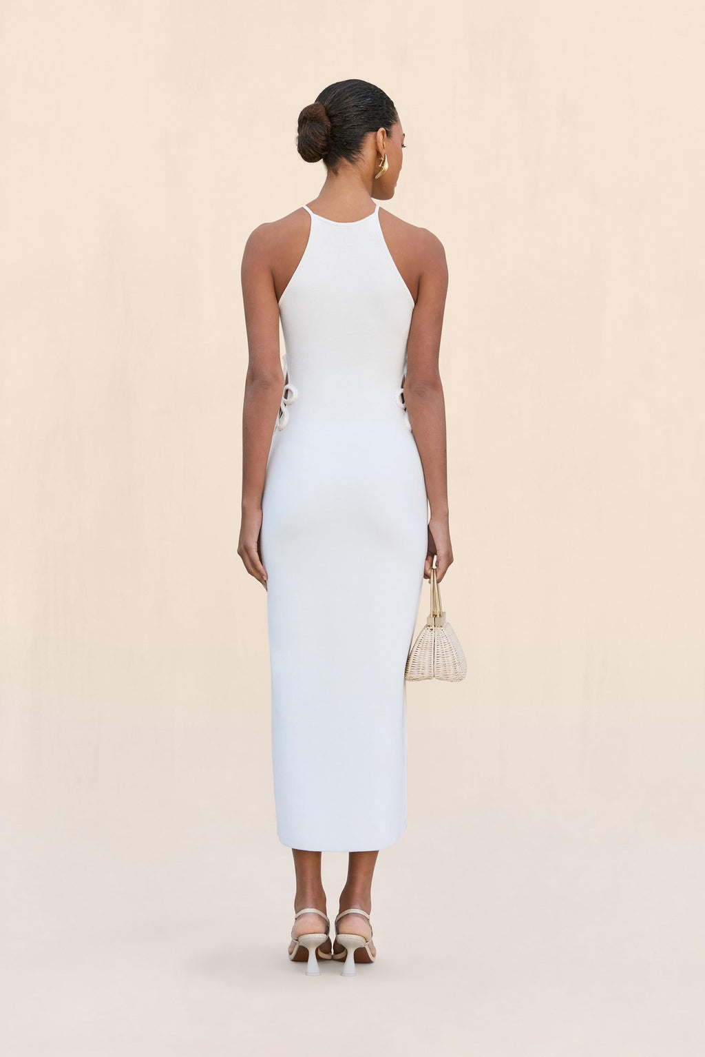JENA KNIT DRESS - OFF WHITE