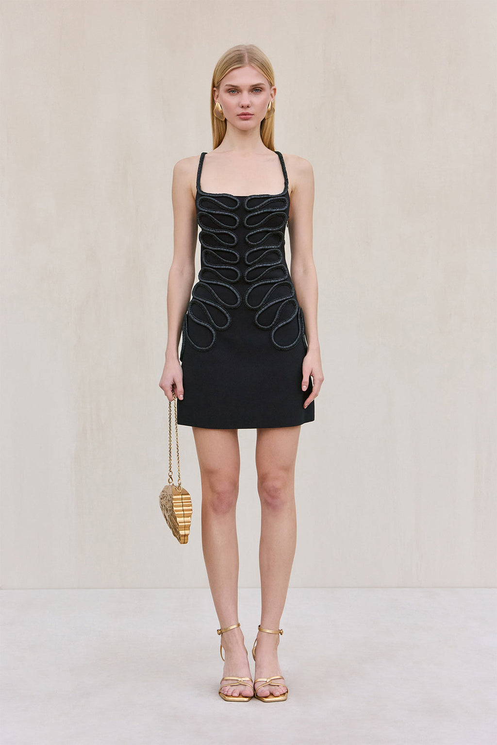 AIMEE KNIT DRESS - BLACK