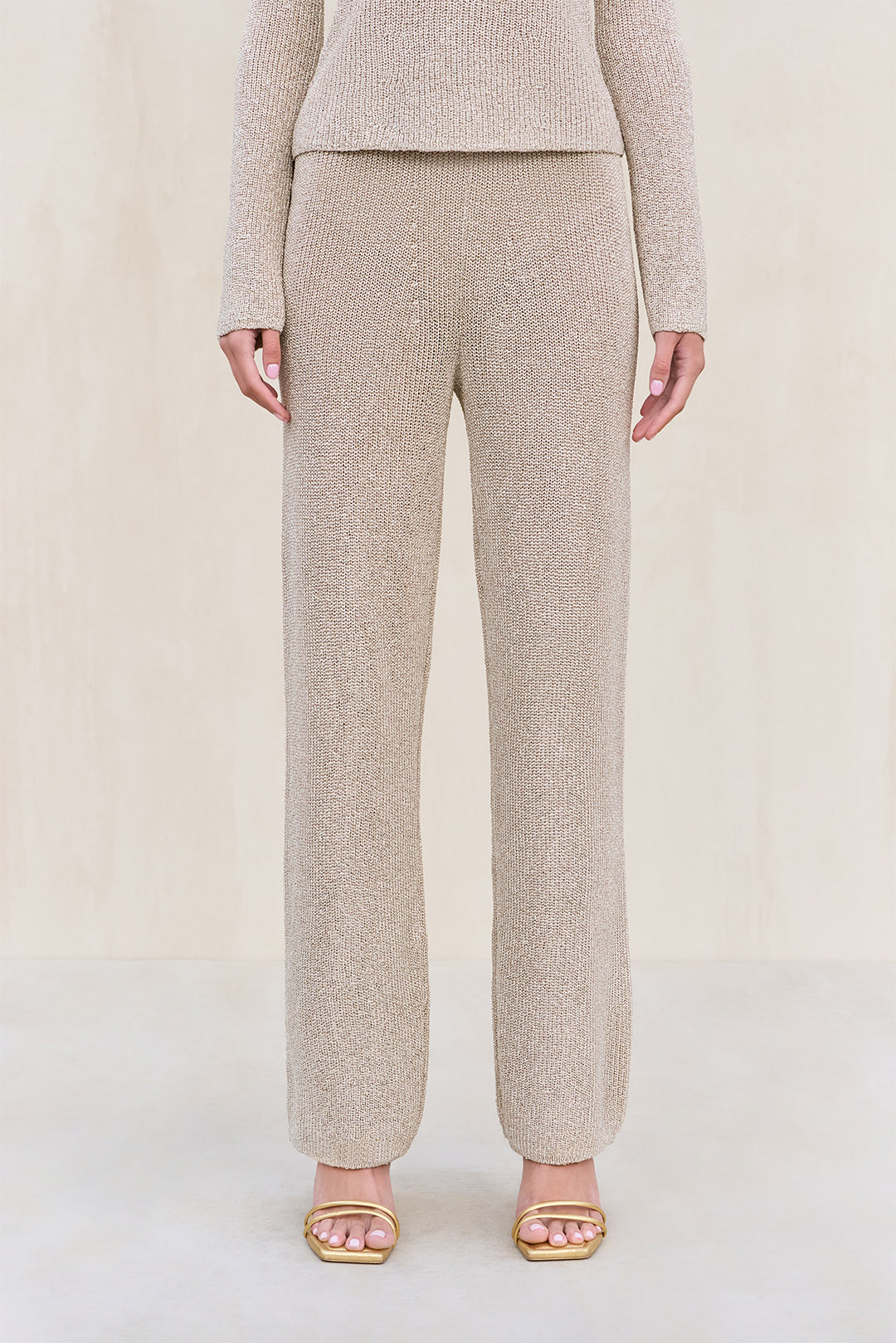 LAWENA KNIT PANT - BEACH