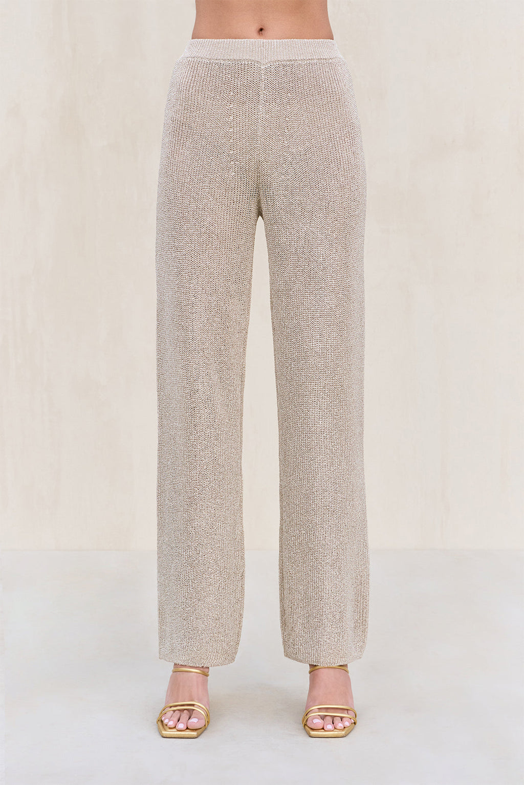 LAWENA KNIT PANT - BEACH