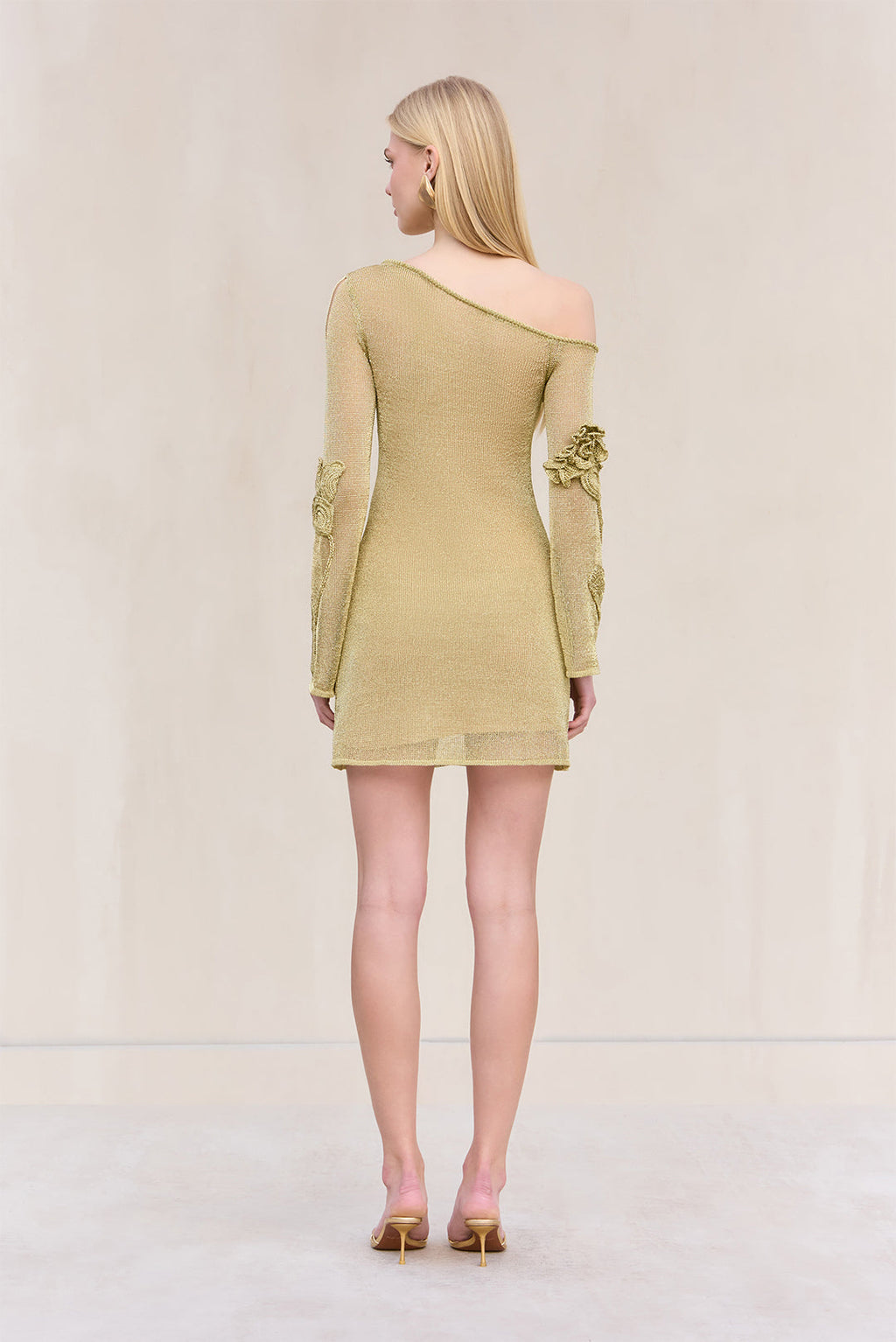 BOWIE KNIT DRESS - GOLD