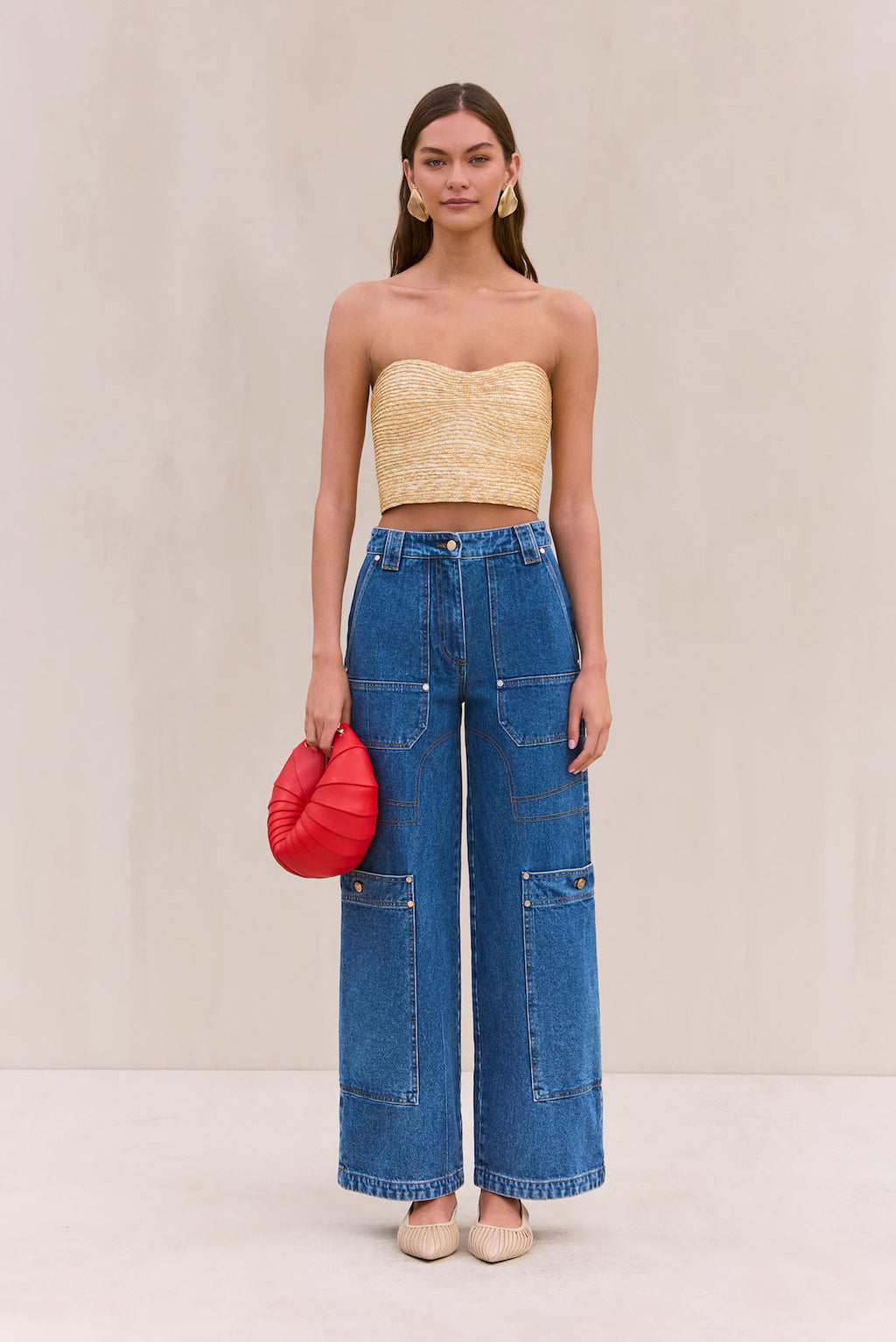 JACIRA TOP - NATURAL RAFFIA