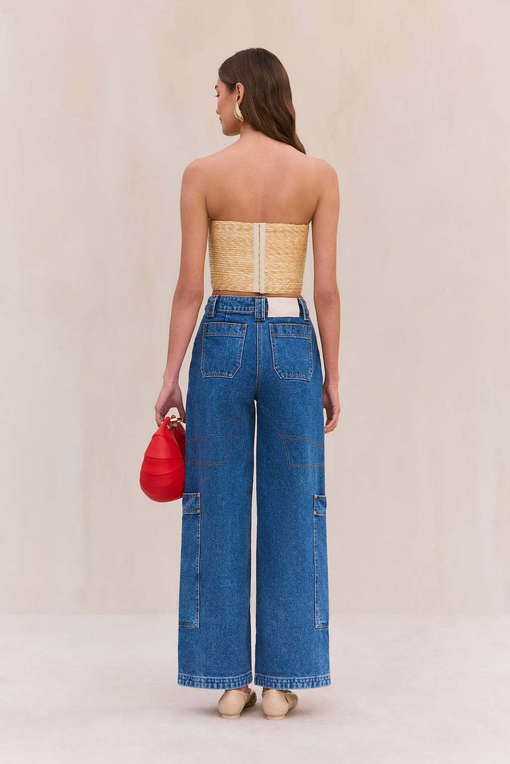 JACIRA TOP - NATURAL RAFFIA