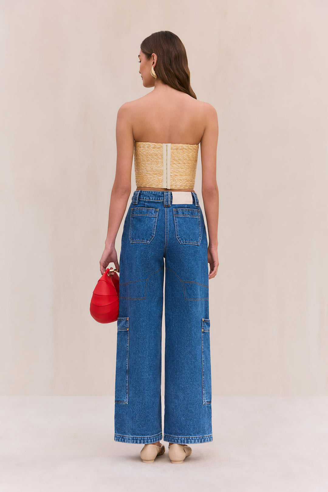 JACIRA TOP - NATURAL RAFFIA