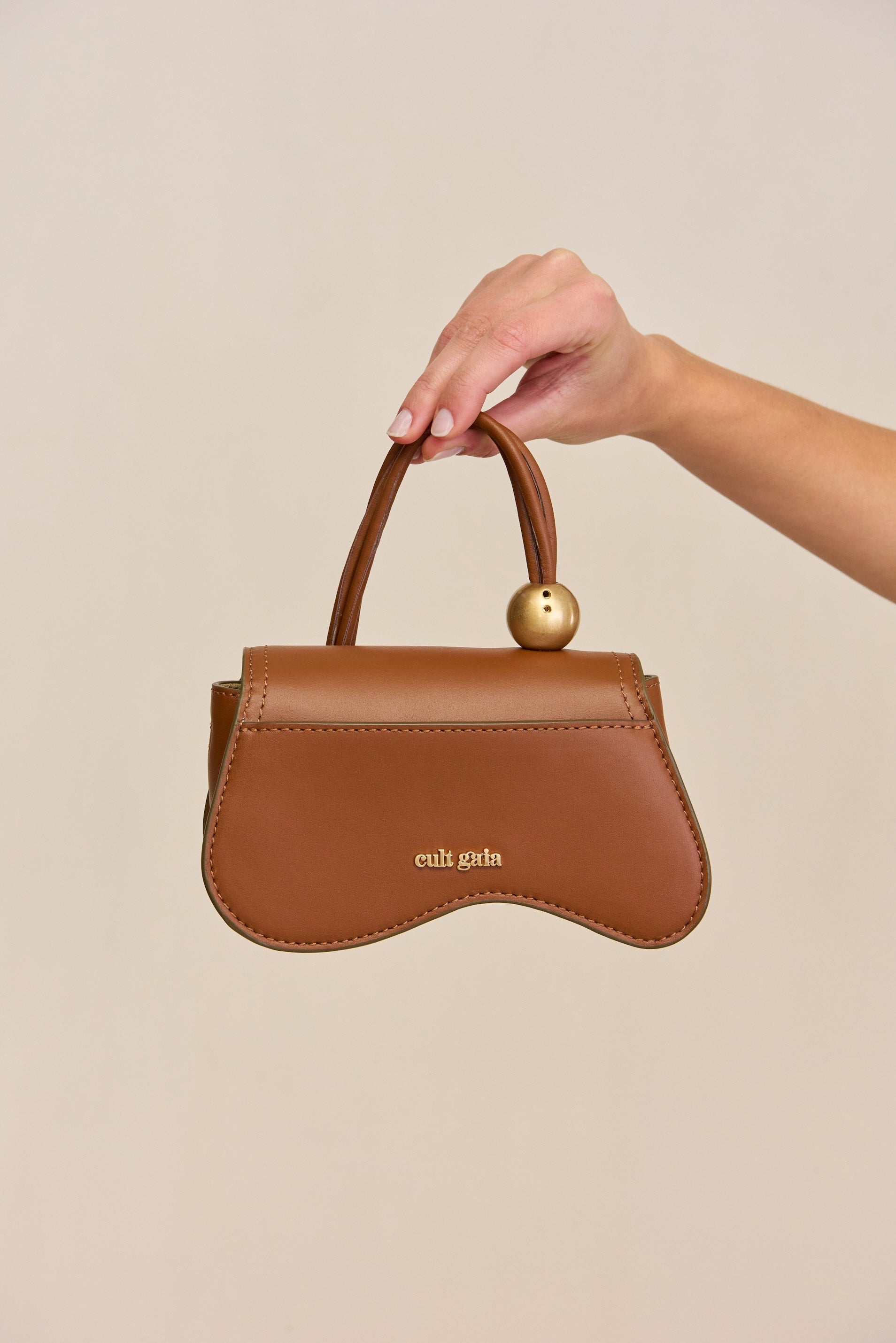 KAZIA NANO CROSSBODY BAG - PECAN