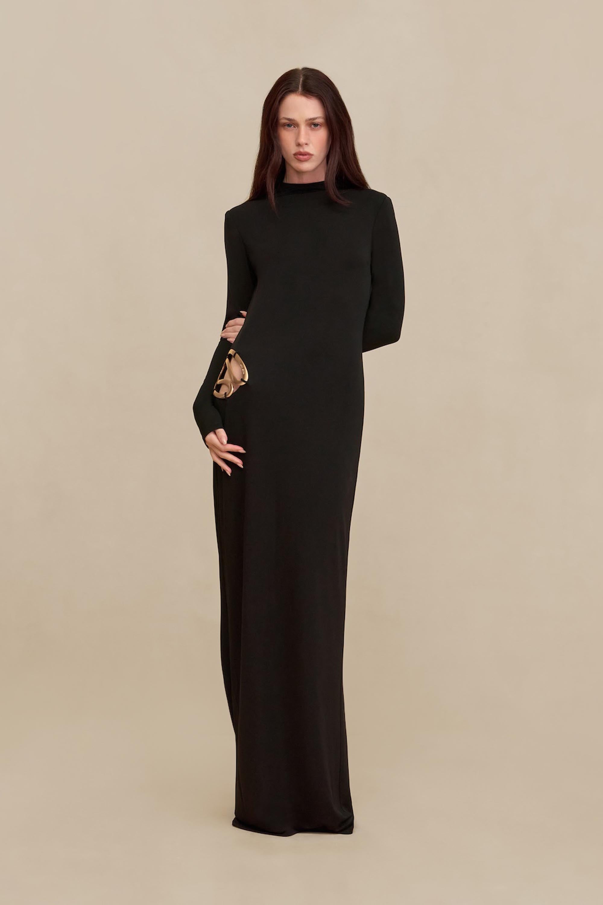 JACENTA GOWN - BLACK