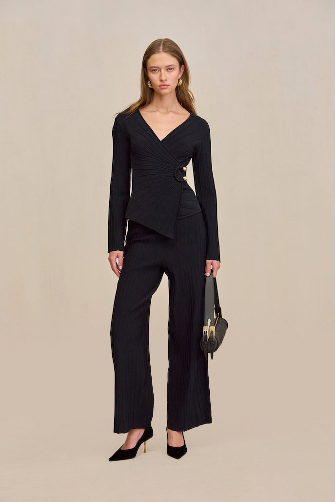 COLLETTE TOP - BLACK