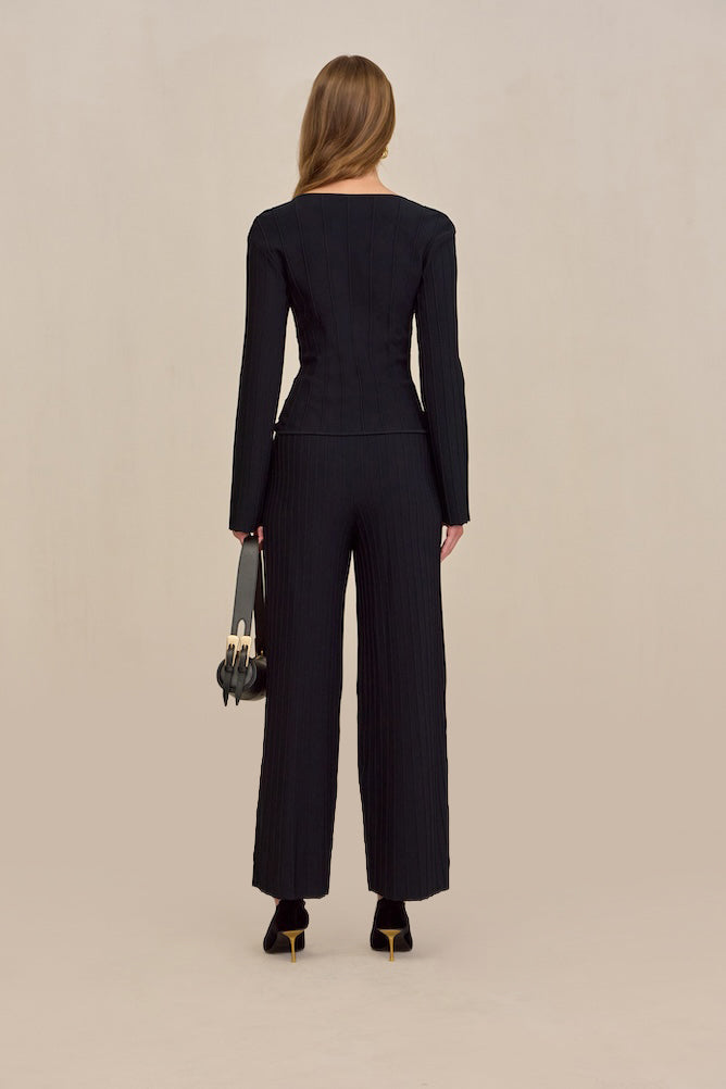 COLLETTE TOP - BLACK