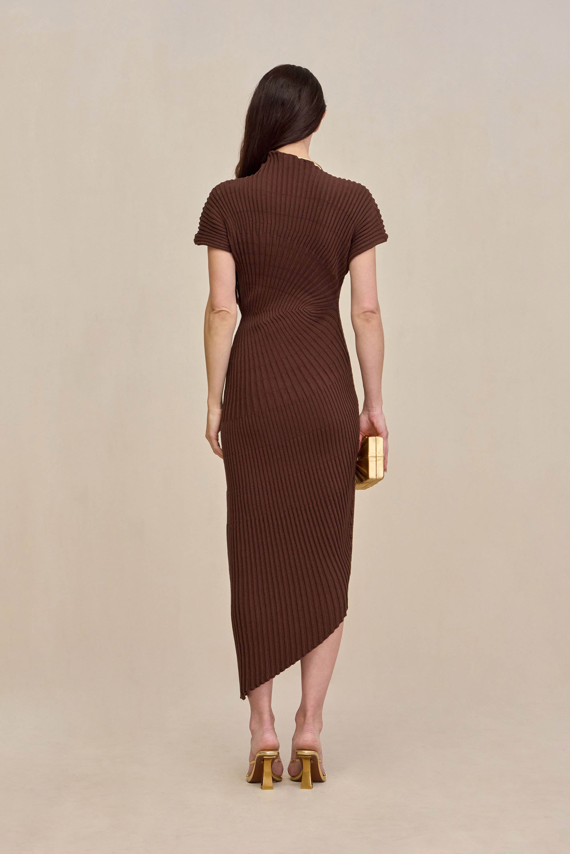 CHRYSTA KNIT DRESS - JAVA