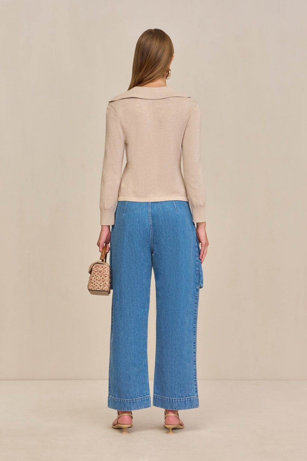 MACE KNIT CARDIGAN - BEACH