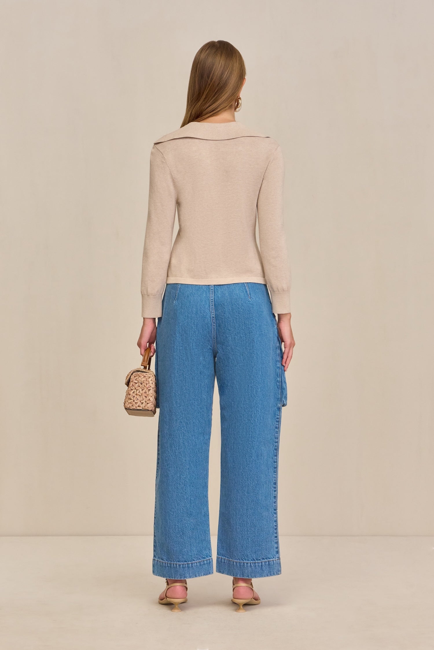 MACE KNIT CARDIGAN - BEACH