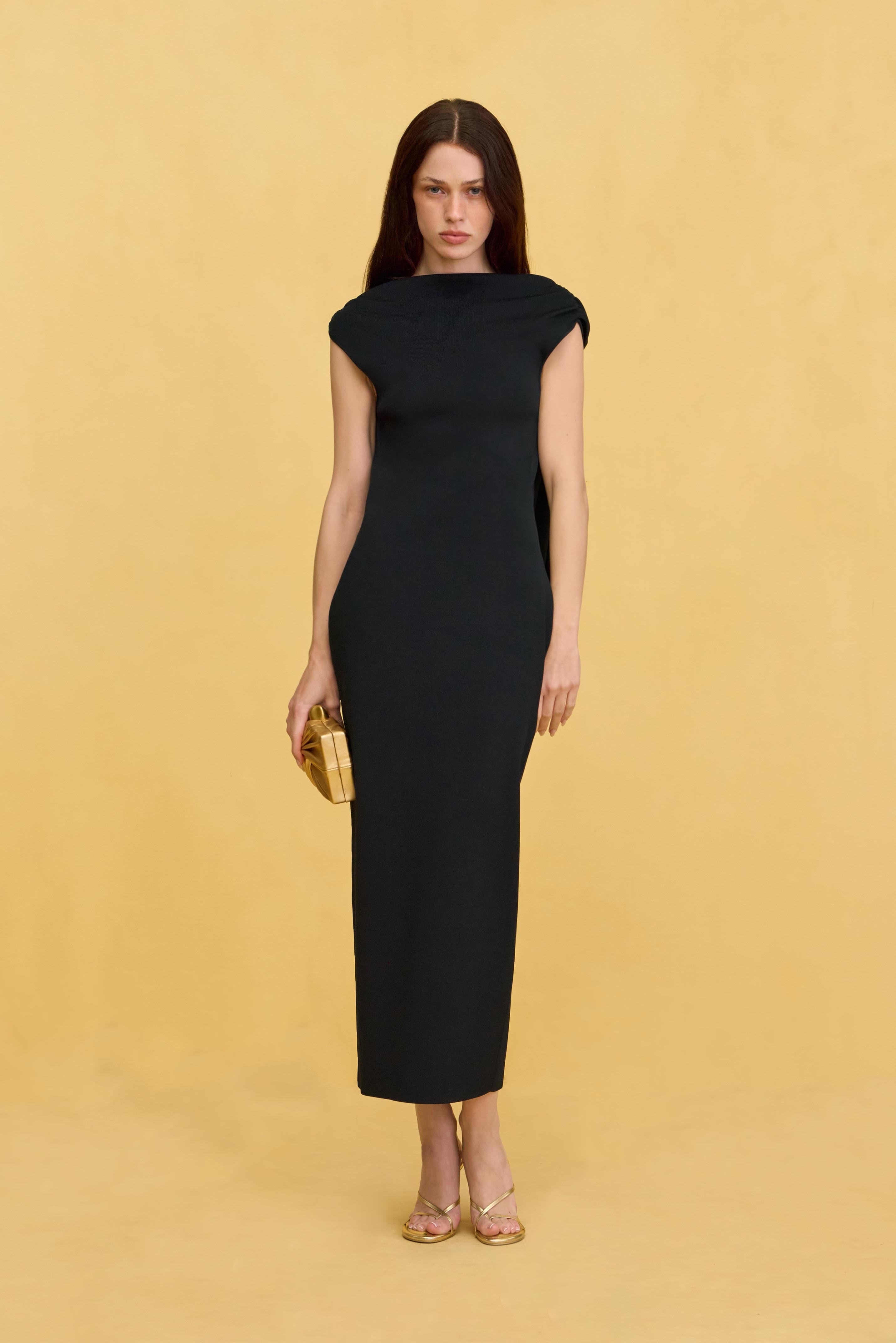DEIRDRA DRESS - BLACK