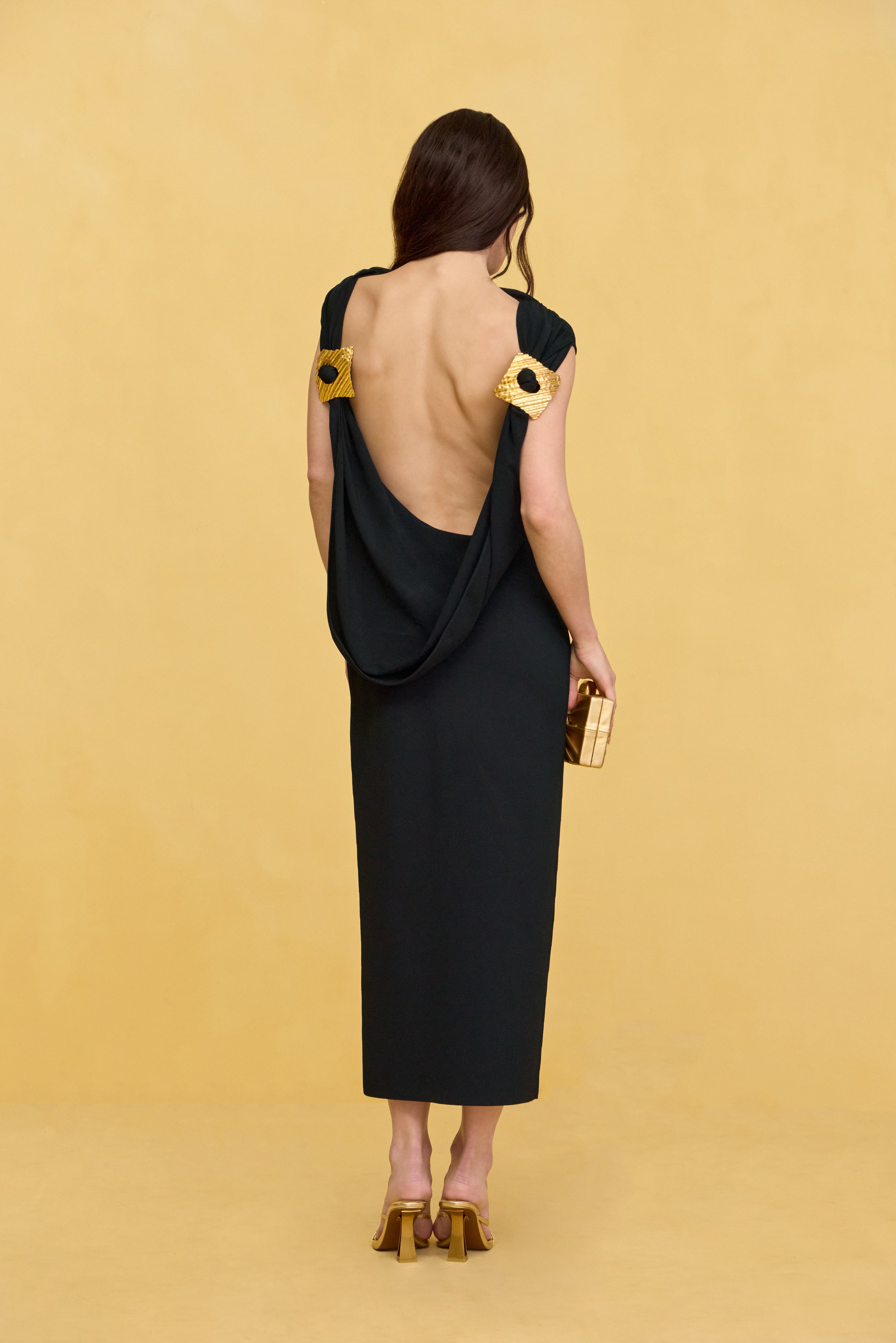 DEIRDRA DRESS - BLACK