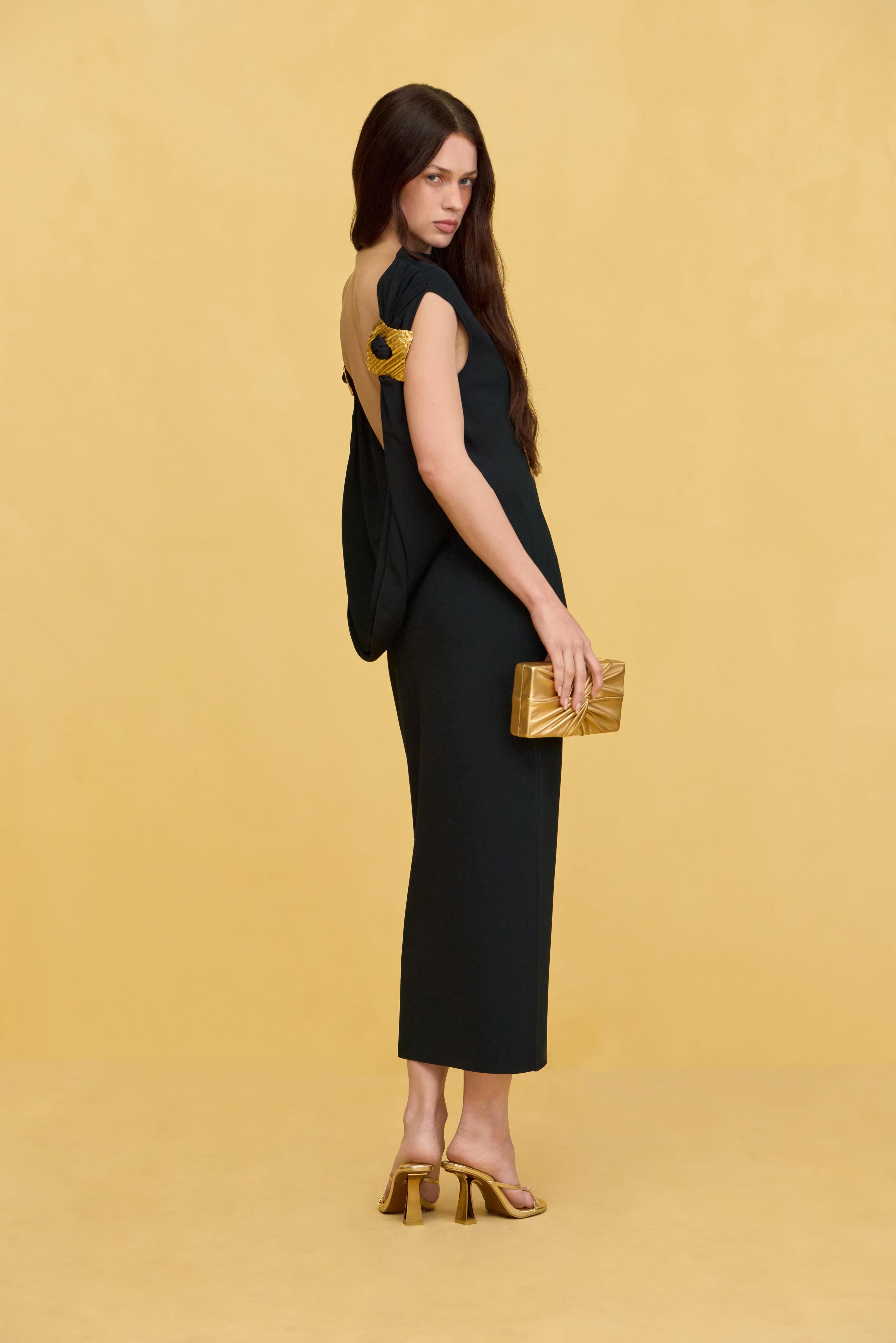 DEIRDRA DRESS - BLACK
