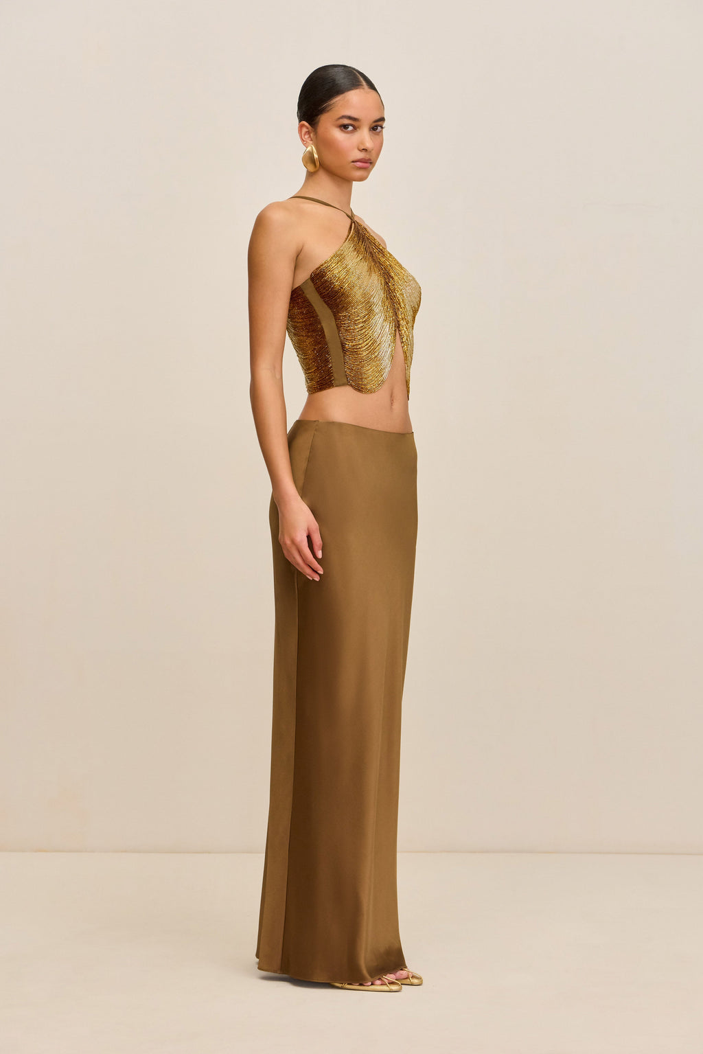 CHANTEL SKIRT - BRONZE