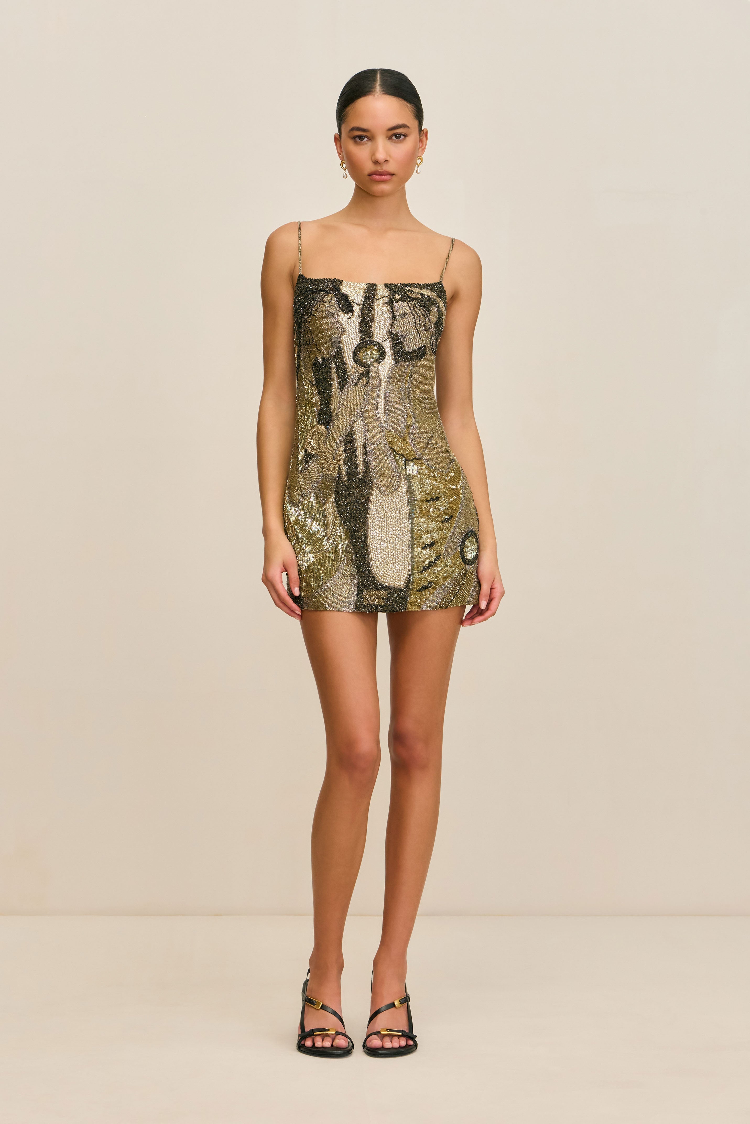 BEBE DRESS - PORTRAIT MULTI