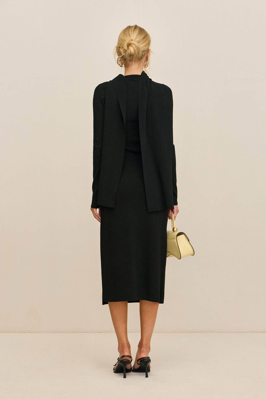 COLETTA KNIT DRESS - BLACK