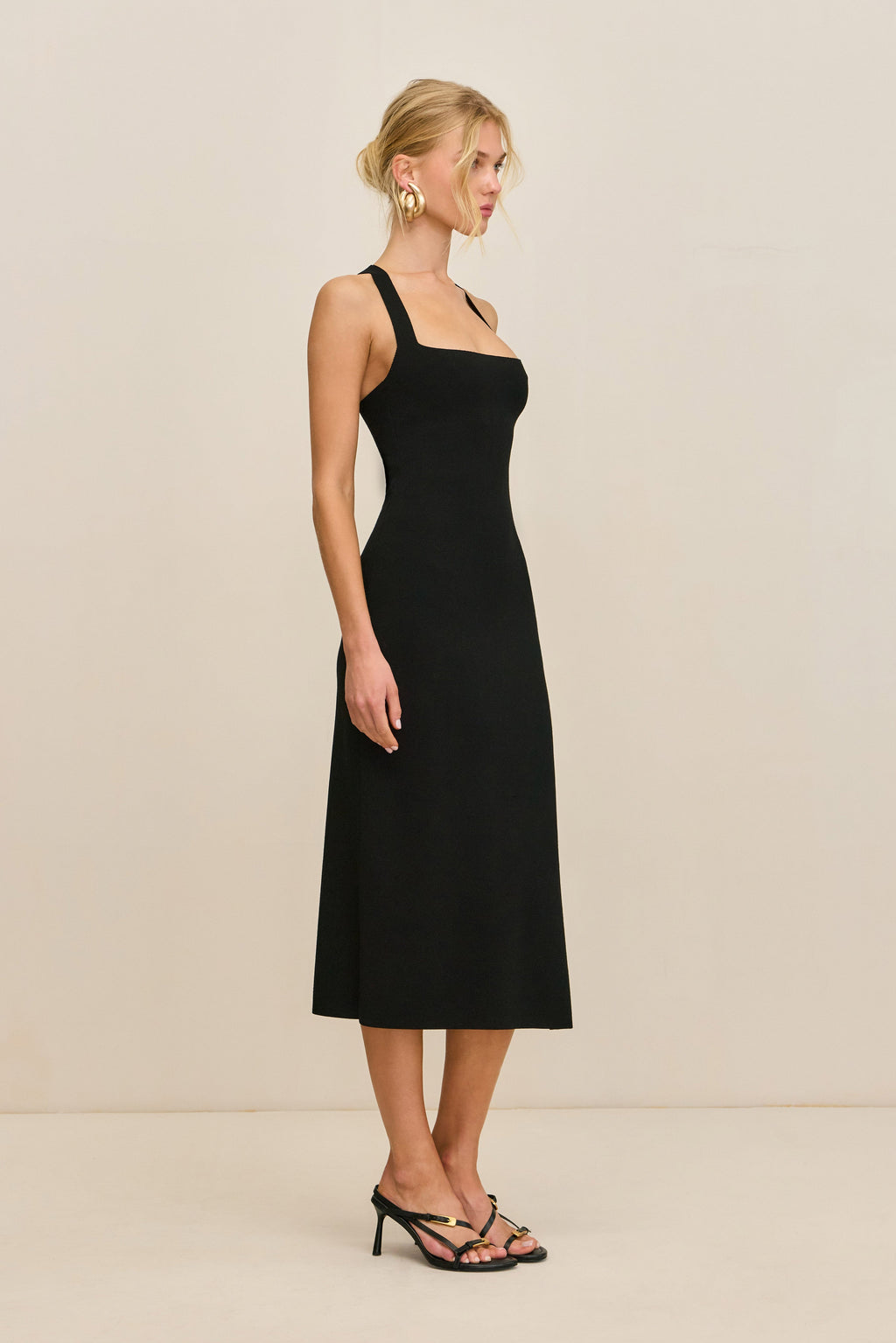 COLETTA KNIT DRESS - BLACK