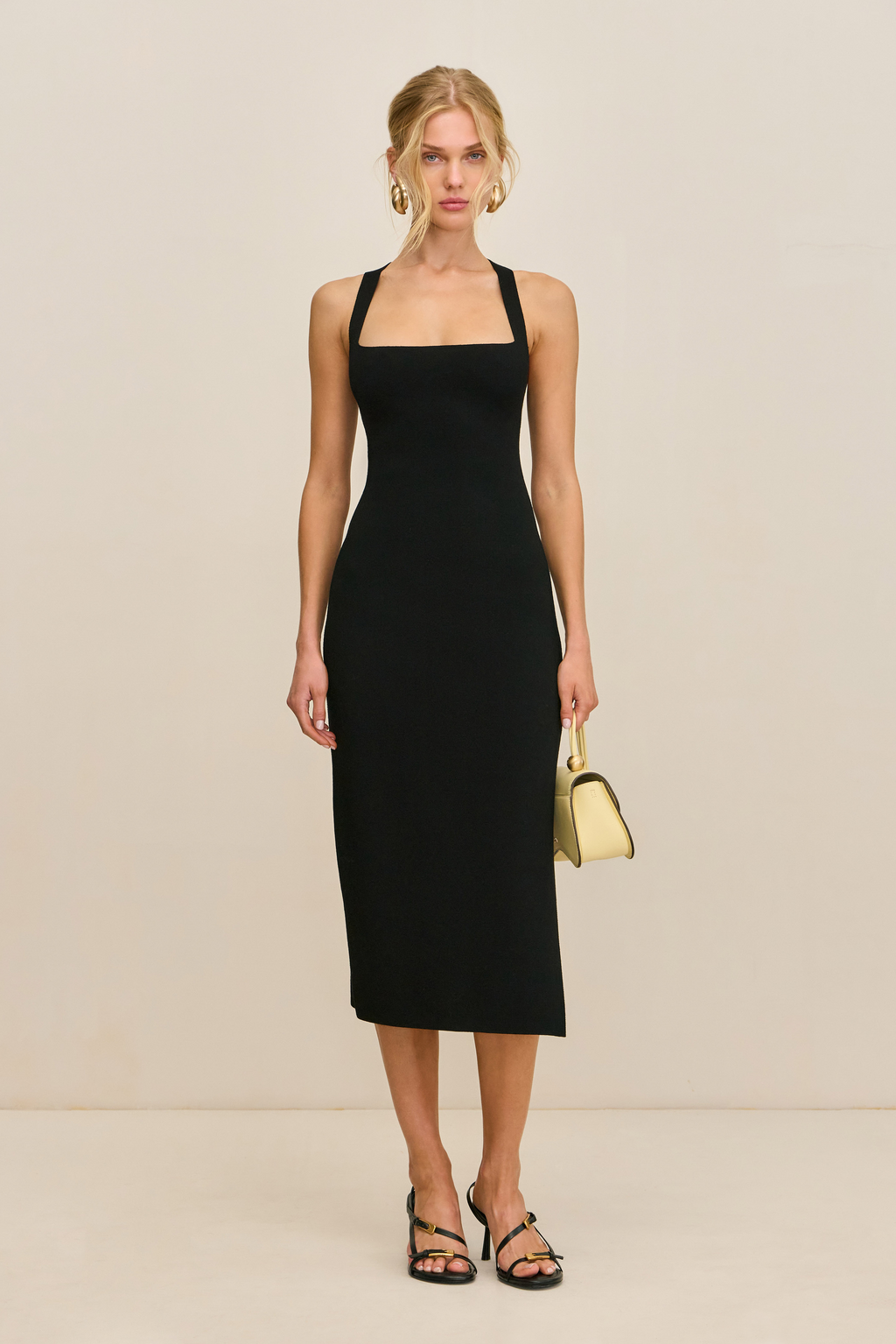 COLETTA KNIT DRESS - BLACK