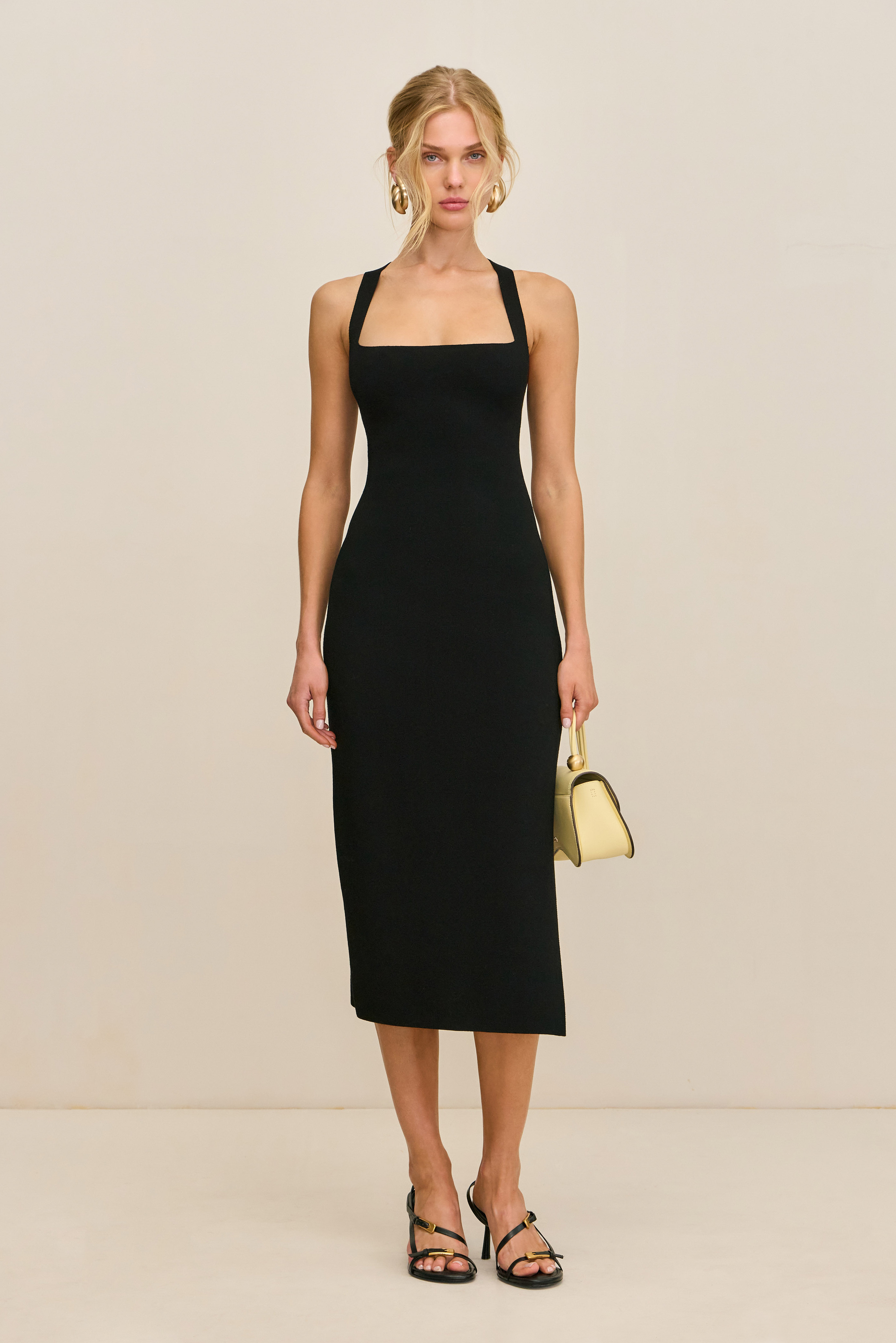 COLETTA KNIT DRESS - BLACK