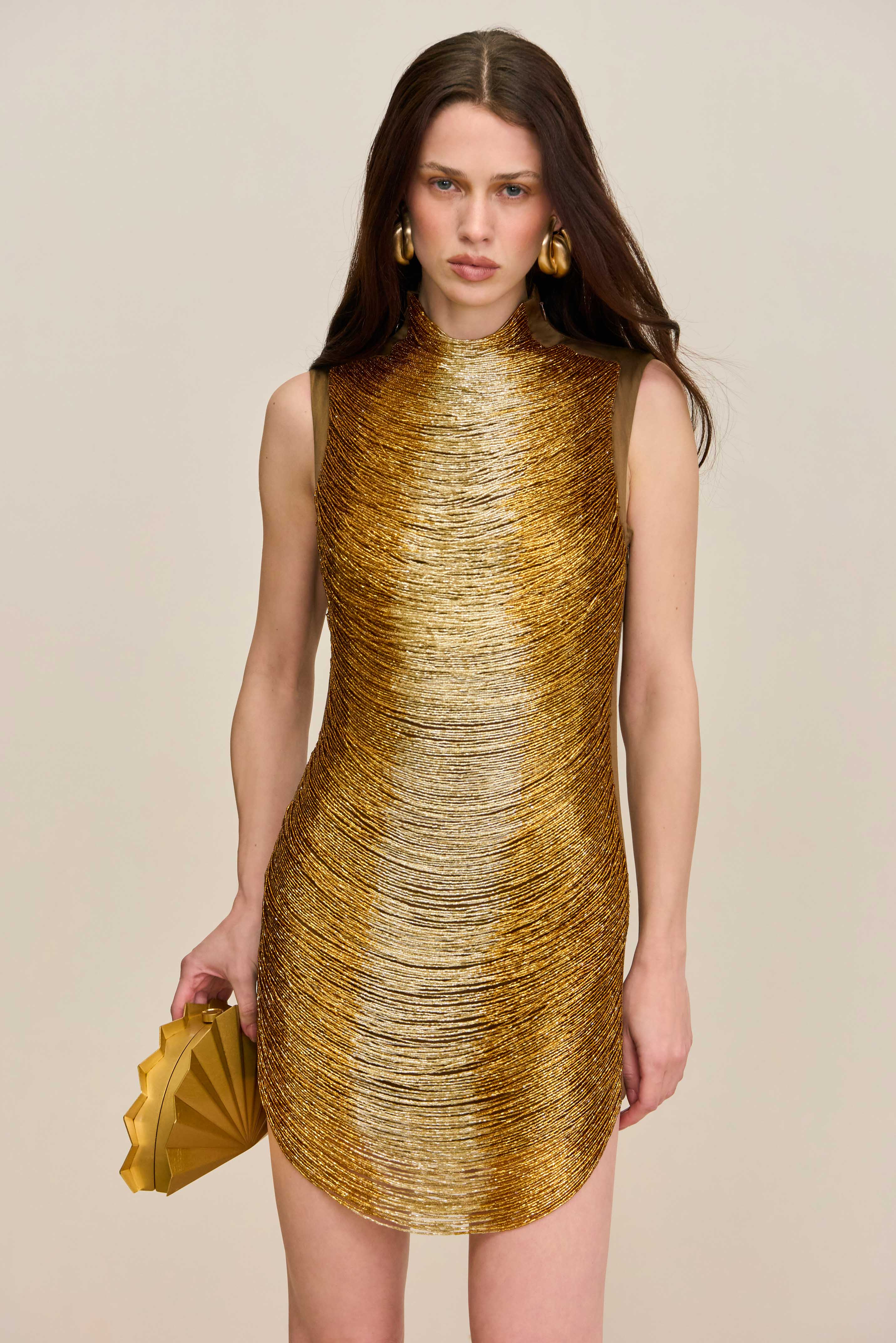 KYMA DRESS - BRONZE