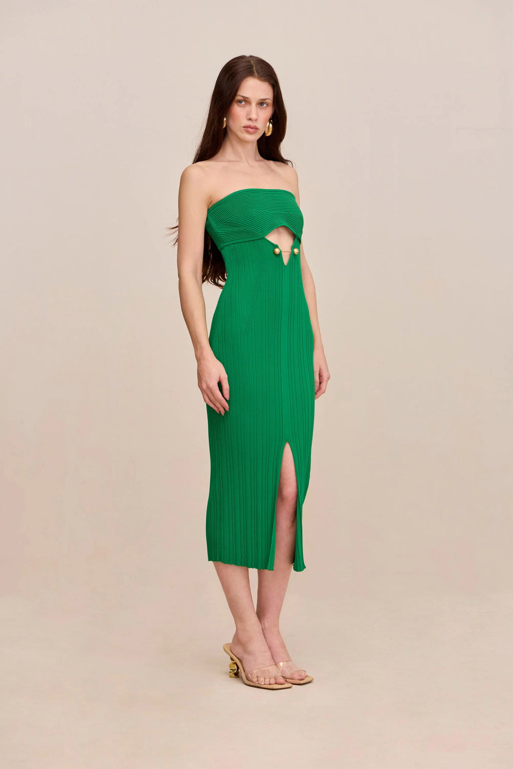 CHRISTY KNIT DRESS - MALACHITE